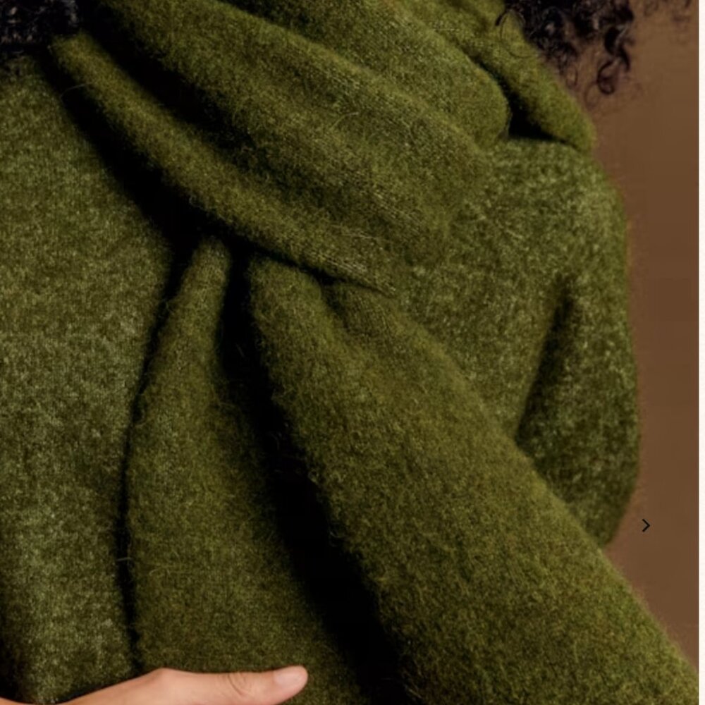 Sezane Marianne Scarf Perfect Green - Size TU - Picture 2 of 8